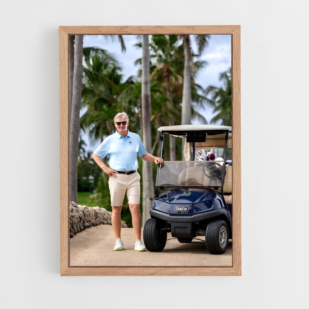 Poster Tee Time Ernie – affiche Golf (vue 4)